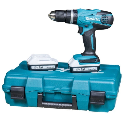 Makita Akku Schlagbohrschrauber HP457DWE Mit Koffer -Werkzeug Verkauf 28392 makita akkuschrauber 18v 2x li ion 3 0 ah a 3