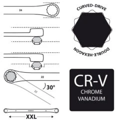 Normex Doppel Ringschlüsselsatz 6tlg. XXL Gerade 10-24mm CV Doppelringschlüssel -Werkzeug Verkauf 2QgPvsl0Vr2uNzF 1280x1280